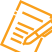 document being signed yellow icon